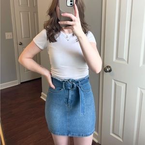H&M denim skirt